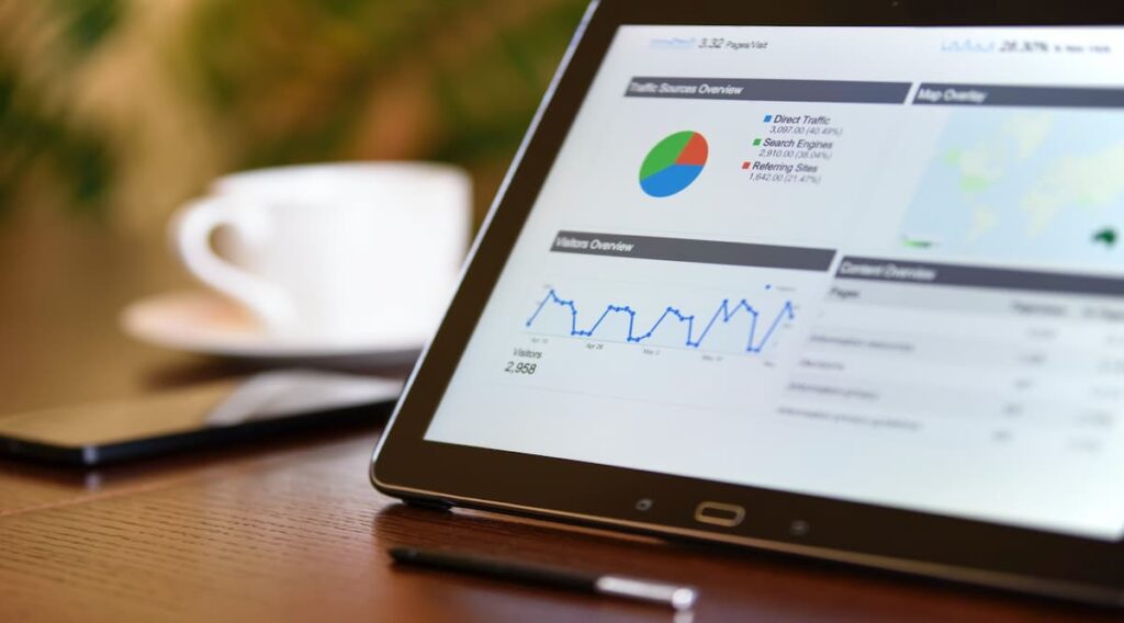An SEO report showing statistics to demonstrate how long does seo take to work