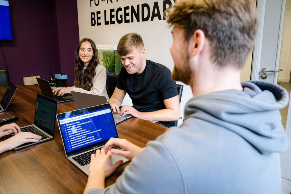 Inside the quirky digital meeting room discussing International SEO